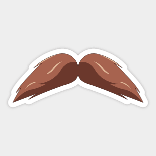 Mustache Sticker